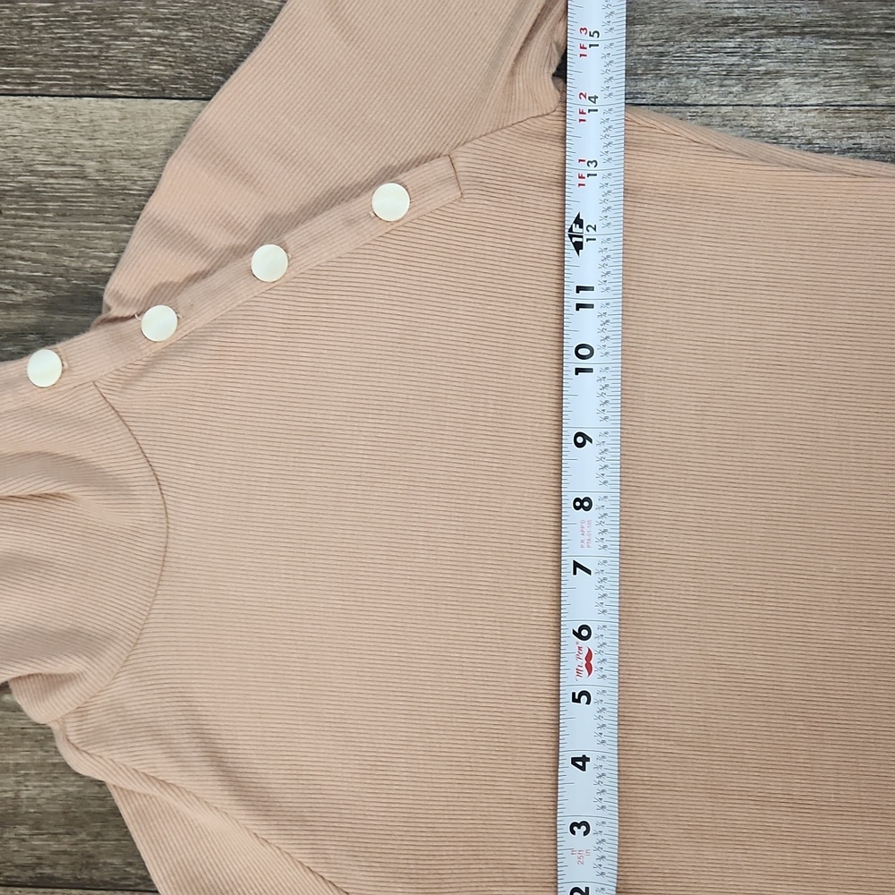 Revolve Alix NYC Lisbon Button Neck Mini Dress in Fawn Size Medium - Picture 11 of 13